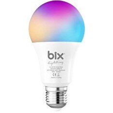 Resim Bix Aura 12W Led RGB WiFi-Bluetooth Uzaktan Kontrollü Akıllı Ampul 