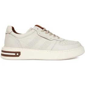 Resim Greyder 14810 Erkek Bej Hakiki Deri Sneaker Ayakkabı Bej 