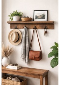 Resim Portmanto Duvar Askılığı Elbise Askılığı Barok 40x15 Barok 