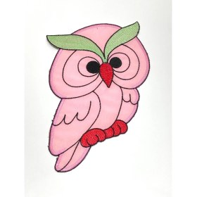Resim Bebek Battaniye Aplikesi / Bebek ve Çocuk Aplikesi / Büyük Boy / Baykuş 