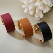 Resim Günlük Giyim için Seksüel ve Bohemian Aksesuar: Vintage Stil PU Deri Cuff Bileklik 