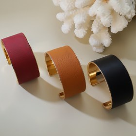 Resim Günlük Giyim için Seksüel ve Bohemian Aksesuar: Vintage Stil PU Deri Cuff Bileklik 