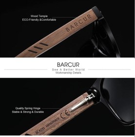 Resim Barglasses Tasarım Ahşap Güneş Gözlükleri Adam Doğal Ceviz Güneş Gözlüğü Kadın Leopard V Leopard Altın 