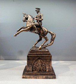 Resim Dekoratif Polyester Atatürk Onur Anıtı Heykeli Bronz 