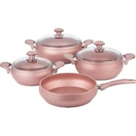 Resim Özkent 4'lü 7 Parça Granit Güveç Set 