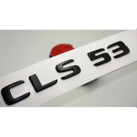 Resim CLS 53 Bagaj Parlak Siyah ABS 3M 3D Yazı Logo 