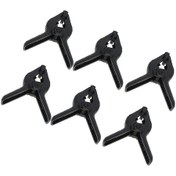 Resim 4.5 Inç-11.5 Cm 6 Adet Fon Mandalı -Clamp - Fon Perde Tutucu 