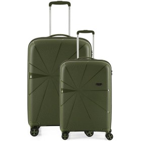 Resim Ççs 5264 Büyük Kabin 2 Li Valiz Seti Haki 