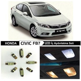 Resim Honda Civic Fb7 Uyumlu Led Iç Aydınlatma Seti 2013-2017 