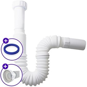 Resim Desiphon Lavabo Sifonları İçin Körüklü Boru 