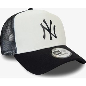 Resim New Era Team Colour Block Trucker Neyyan Unisex Şapka 12380796 Lacivert 