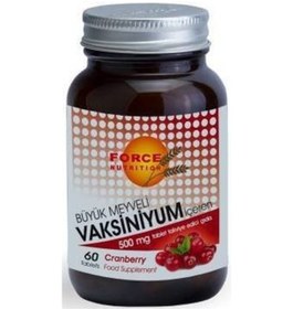 Resim Force Nutrition Büyük Meyveli Vaksiniyum Cranberry 500 Mg 