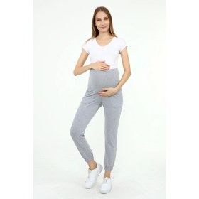 Resim Luvmabelly MYRA8091 - Gri Hamile Jogger Eşofman 