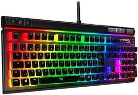 Resim HyperX Alloy Elite 2 - Mekanik oyun klavyesi, yazılım kontrollü aydınlatma ve makro ayarı, ABS puding tuşları, medya kontrolü, RGB arka plan aydınlatması. Doğrusal anahtar, HyperX Red 