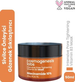 Resim Cosmogenesis Labs %10 Niacinamide Krem Maske 50ml – Durulanan Yüz Maskesi Gözenek Sıkılaştırıcı Sivilce Karşıtı Vegan 
