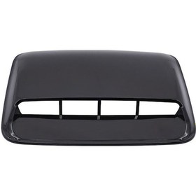 Resim Rogfer Araba Motor Kaputu Dekorasyonu Hava Akışı Çıkış Kapakları Plastik Karbon Fiber Siyah Opsiyonel 