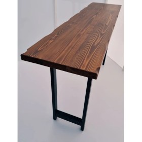 Resim Bintaş Mobilya Kütük Bar Masası 200X50.CM 