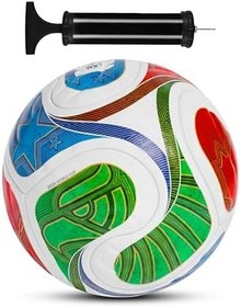 Resim Futbol Topu Trionix 2026 Dünya Kupası Pompalı Set Dayanıklı Sert Zemin Halı Saha Topu No:5 