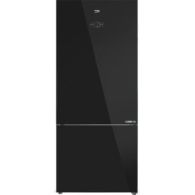 Resim Beko 678551 Esc siyah cam D Enerji Sınıfı 551 lt No Frost Buzdolabı 