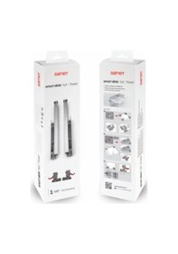 Resim Smart Slide Frenli Bas-Aç Tam Açılım 450 Mm Mandallı Çekmece Rayı 