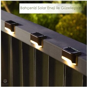 Resim WaterProof Solar Merdiven Lambası 4 Adet 