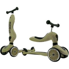Resim Scoot and Ride Highwaykick 1 Oturaklı Çocuk Scooter Olive 160629-00001 