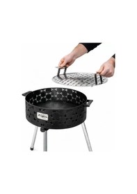 Resim Taşınabilir Kömür Barbekü Mangal - İksa - Büyük - 44cm 13cm 67cm Diğer 