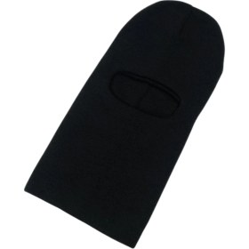 Resim Axe Sportswear Siyah Kışlık Triko Örme Tek Gözlü Kar Maskesi Balaclava 