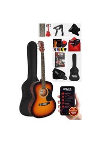 Resim Midex Rg-530sb Kaliteli Gün Batımı 40 İnç Akustik Gitar Seti 4/4 Yetişkin 