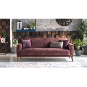 Resim Sivasgözde Bellona Ruby Tek Kanepe Yataklı Zerowall (Sıfır Makas) 