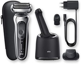 Resim BRAUN Seri 7 S7200cc Kablosuz Tıraş Makinası, AutoSense Teknoloji, 360 Flex Başlık, EasyClick, Islak&Kuru, Temizleme ve Şarj Uniteli 