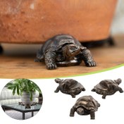 Resim 3 adet Reçine Çiçek Saksı Ayakları, Dış Mekan Bitki Saksı Desteği Bacakları, Hayvan Heykeli Çiçek Saksı Tabanı, Çiçek Saksı Bitki Standı, Köpekler, Kediler ve Kaprolar için 