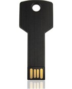 Resim Metal Anahtar Şekli Usb 2.0 Flash Sürücüler Kalem Sürücüler Su Geçirmez Bellek Black 32gb Diğer 