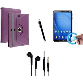 Resim NewFace Polypad M97 Pro Tab Uyumlu Set Universal Tablet Kılıfı Nano Ekran Koruyucu+kalem Kulaklık 