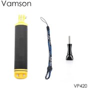 Resim Vp420-vamson For Go Pro Hero 10 9 8 7 6 5 4 Siyah Su Geçirmez Yüzer El Kavrama Su Sporları Djı Eylem İçin Yi 4k Gopro 10 Vp418 