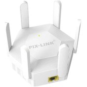 Resim Pix-Link PL-8260 2.4GHz 300Mbps 6 Port Repeater+Ap Kablosuz Menzil Genişletici 