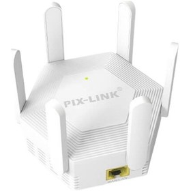 Resim Pix-Link PL-8260 2.4GHz 300Mbps 6 Port Repeater+Ap Kablosuz Menzil Genişletici 