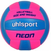 Resim uhlsport Neon Pembe-Mavi Voleybol Top 