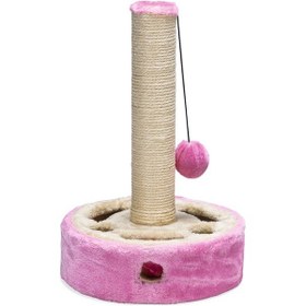 Resim Beeztees Kedi Tırmalama Ve Oyuncağı, Pembe, 27x27x40cm 