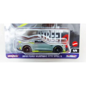 Resim Hot Wheels Premium Slide Street 2 2018 Ford Mustang Rtr Spec 5 Model Araba 
