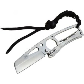 Resim Gear Hit Cutter TX01 Outdoor Kamp Bıçağı Metal 19 cm - Ipli Sap, Kılıflı 