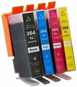 Resim Photo Print® Hp Photosmart Premium C310A E All İn One Yazıcı Kartuş Set 4 Renk Takım Muadil Yüksek Kapasite 364Xl 