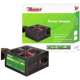 Resim PowerBoost BST-ATX250R 250w, PPFC 12cm Kırmızı Fanlı ATX PSU (Retail Box) 
