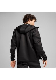 Resim Puma Cloudspun Techlbl Jacket Erkek Crew Sweatshirt-siyah 