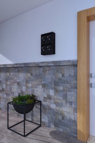 Resim rafineritasarım Posta Kutusu Kilitli Sistem Siyah 4'lü 