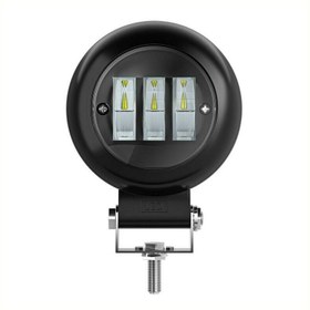 Resim Yuvarlak Off Road Spot Sis Lambası 3 Led Siyah Çerçeveli 
