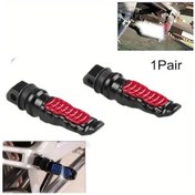 Resim Hightower Kırmızı 8mm Ayarlanabilir Motosiklet Yolcu Ayaklıkları - Alüminyum Alaşım 