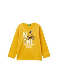 Resim United Colors Of Benetton Unisex Çocuk Sweatshirt Ben.3ı1xg10fl Sarı 