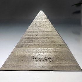 Resim RocArt Home Beton Piramit Telefon Tablet Tutucu Gri 