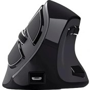 Resim Trust 23731 Şarj Edilebilir Kablosuz Dikey, Ergonomik Mouse, USB Alıcısı Veya Bluetooth Bağlantısı, 